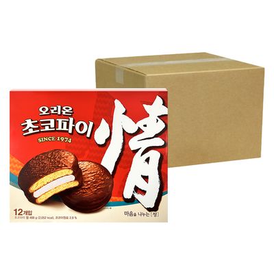 오리온 초코파이 468g 8개 (한 박스)