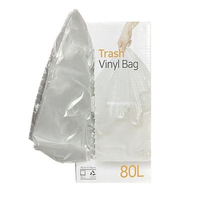 다용도 분리배출 봉투 유백 80L 50매(WC9E401)