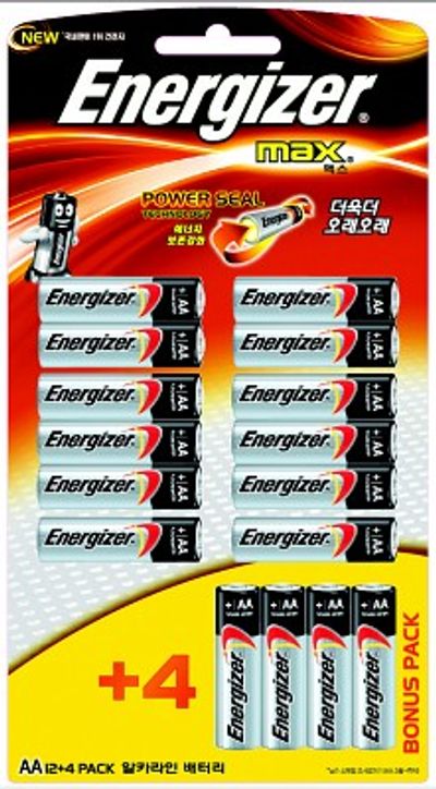 에너자이저 맥스AA(12+4알)