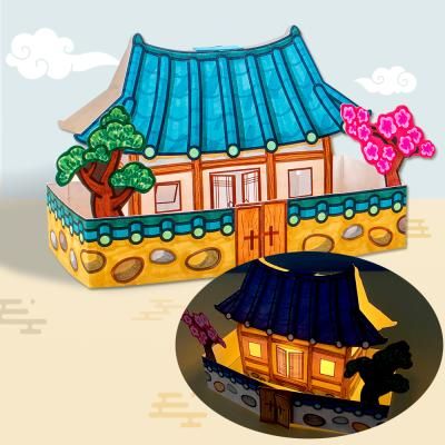 (미술샘) DIY 전통가옥 만들기 - 기와집 만들기