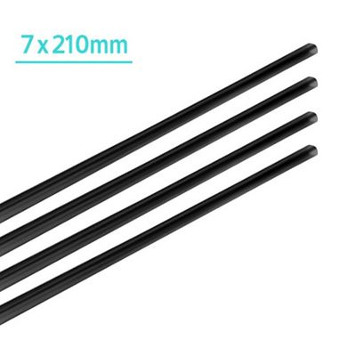 일자형 검정 빨대 벌크 500개 탕비실 커피용품