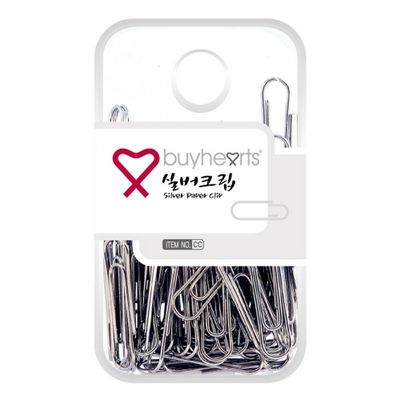 바이하츠 실버크립 CC 34mmX8 클립/핀