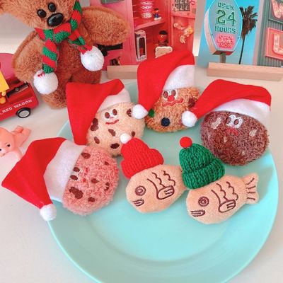 크리스마스 초코 쿠키 붕어빵 브로치(6종)