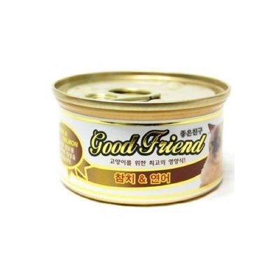 굿프랜드 캣 참치 n 연어 캔 85g(WECAD7E)