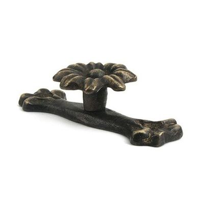 주물손잡이/들국화판(H210)/가구손잡이(WFJ97BK)