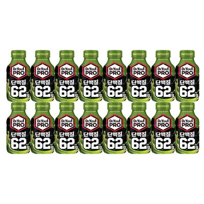 오리온 닥터유 프로 단백질 드링크 말차 450ml 16개