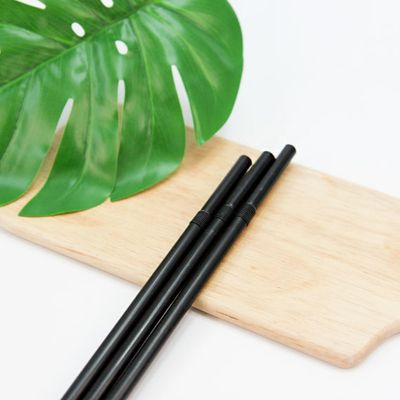 일회용빨대 커피빨대 검정 7mm 25cm 500개 (개별포장)