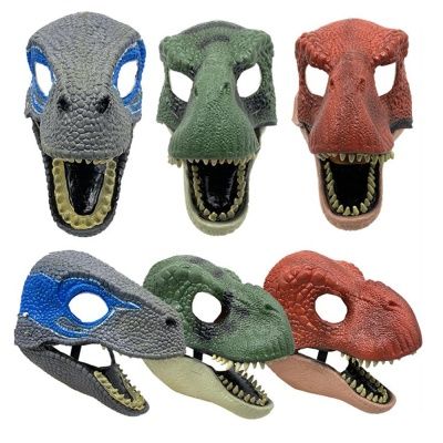 라텍스 관절 공룡 가면 마스크 티라노 코스튬 변장