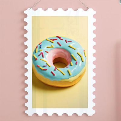 ny659-행잉액자_커피엔도넛츠(우표세로대형)