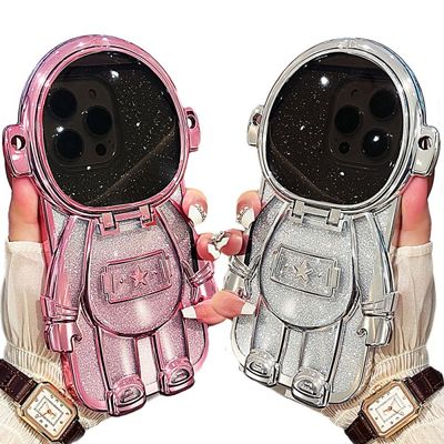 아이폰15 프로 맥스 우주인 카메라보호 거치대 케이스