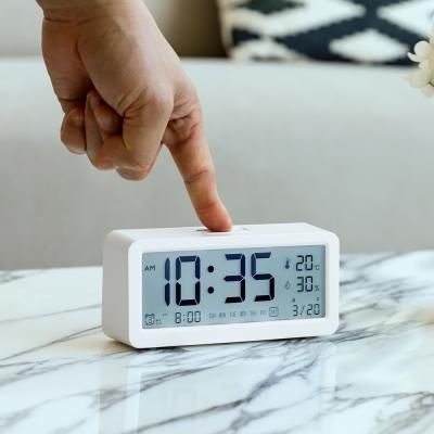 이지라이프 올인원 LCD 디지털 탁상시계 OTM1645DW