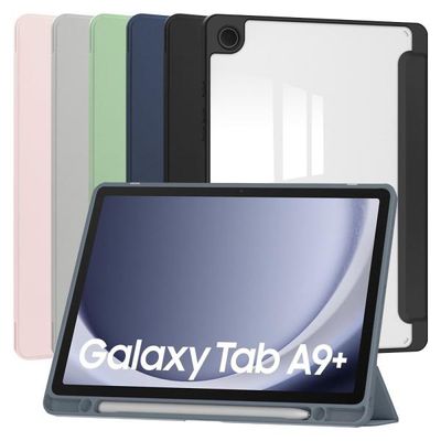 갤럭시탭A9 플러스 11 펜수납 투명 커버 케이스 AS-10