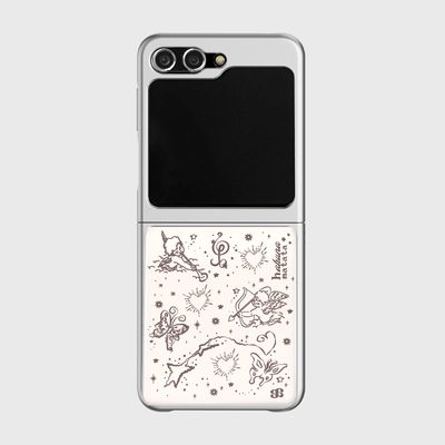 하쿠나마타타 아이보리-SILVER(Z플립-에폭시)