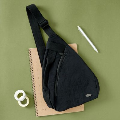 아트박스 쿨키즈 실버참 슬링백 블랙