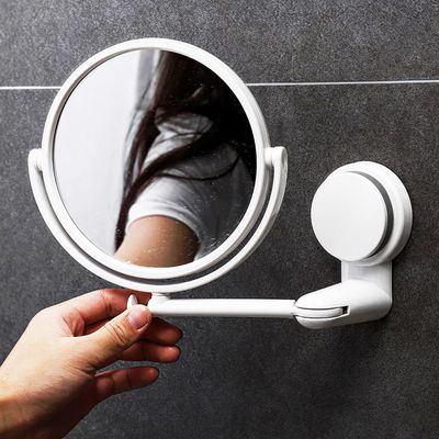무타공 회전 원형 부착식 화장실 욕실 화장 거울