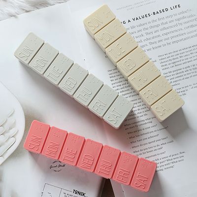 일주일 약통 알약케이스 휴대용 7칸 약 보관함 정리함