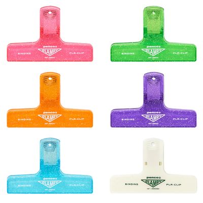 [펜코] 플라스틱 클립 GLOW/GLITTER