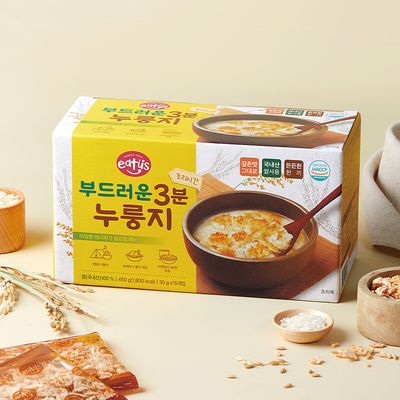 [이더스] 부드러운 3분 누룽지(30g x 15개)