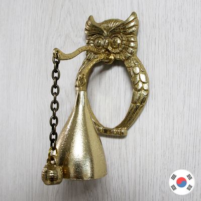 원부엉이 황동주물 타종 현관문종 도어벨 HDB-1144