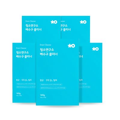 청소연구소 국내생산 배수구 클리너 (4개입*4박스)