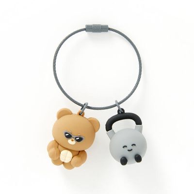 아트박스 힙스터곰돌 득근이 키링세트