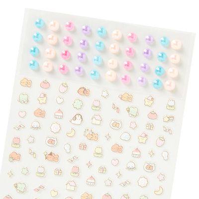 아트박스 큐빅네일스티커 뻐끔이의하루