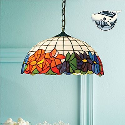 예쁜 꽃무늬 LED 팬던트 조명 식탁(WFH86OI)