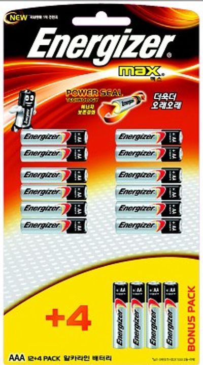에너자이저 맥스AAA(12+4알)
