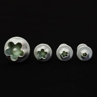 카페테리아 베이킹 블라썸 푸쉬커터 4종1세트