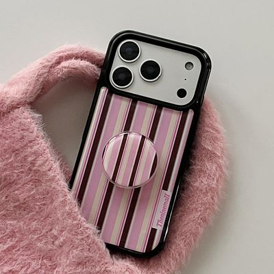 cupcake stripe [블랙 맥세이프 범퍼케이스]