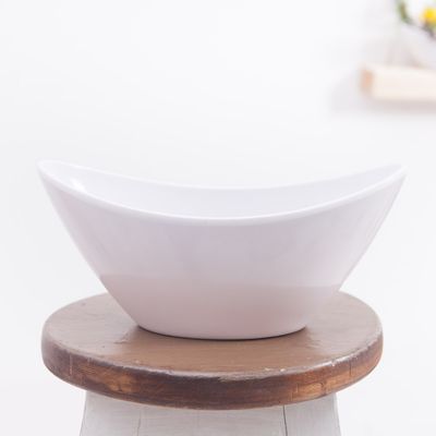 아크릴 플라스틱 도자기 수반 타원 25x9cm 장식 소품