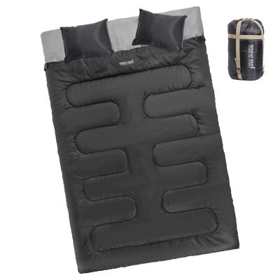 스노우아울 캠핑 침낭 코쿤 2인용 블랙슬리핑백W2900