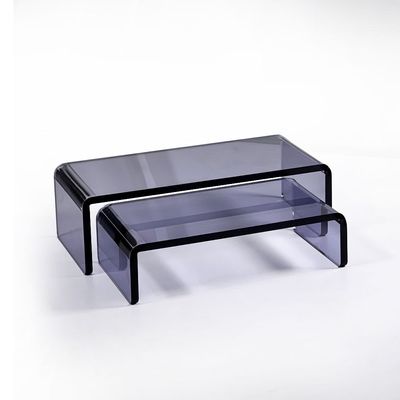 아크릴 선반 진열대 DP G2 투명블랙(WC2775A)