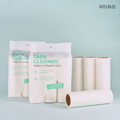 닥터퓨리 사선컷팅 테이프 클리너 리필1팩 (3롤)