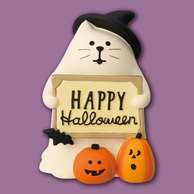 concombre 유령고양이 해피 할로윈