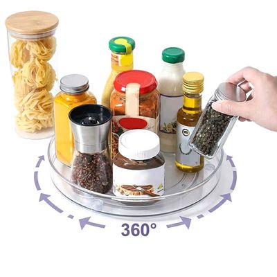 회전트레이 투명 냉장고 선반 정리대 라지사이즈 L836