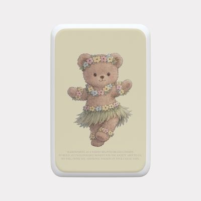 hula bear 디자인 [맥세이프 보조배터리]