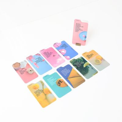 그레이스벨 피스비 북마크 20.핑크&옐로우 (10개입)