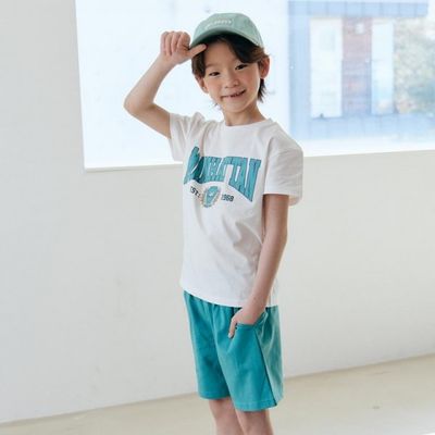 청록 여름 상하복 2종세트 아동 어린이 주니어