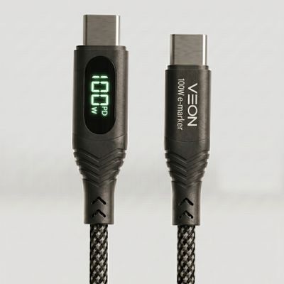 베온 CtoC 100W 페브릭 LED 1.5M 고속 케이블