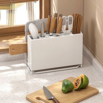 칼꽂이 도마꽂이 칼걸이 칼블럭 29CM 화이트 N838