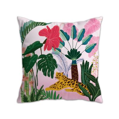 [메종엘바라] 하쿠나마타타 핑크 쿠션커버