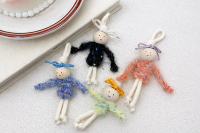 걱정인형 만들기 DIY 키트 마크라메 인형 키링 집콕 