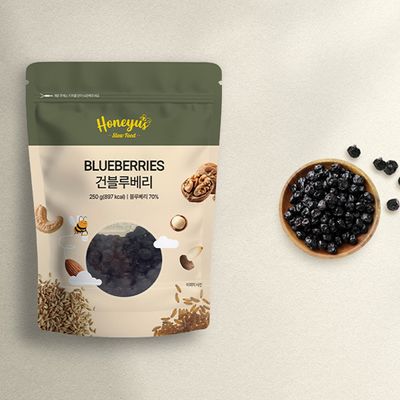 슈퍼푸드 새콤달콤 쫀득한 건블루베리 250g