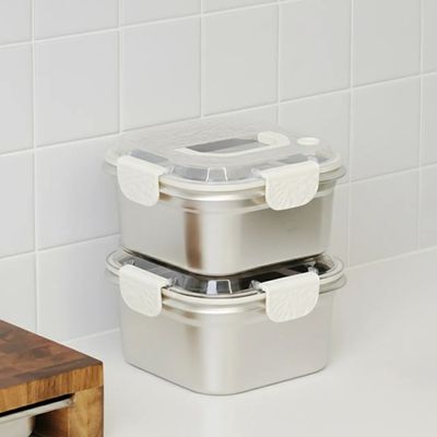 풀블랭크 멀티킵 스텐 밀폐용기 2종세트 SK-11F