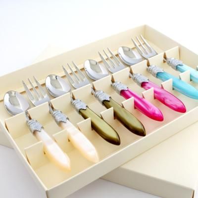 [리바도시]라울라 크롬 커피스푼4p+케익포크4p[B set]