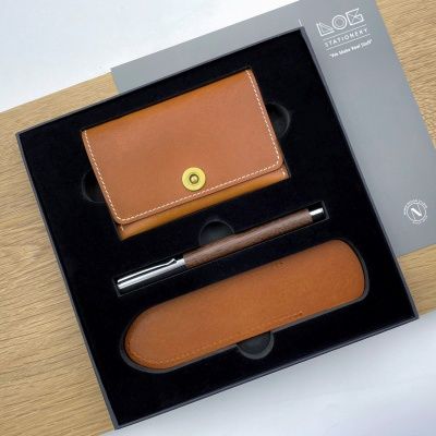 Gift Set -CW303S(카드지갑,우든펜 RP-303,펜슬리브)