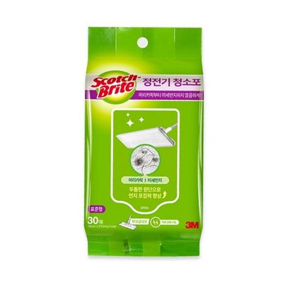 3M정전기청소포표준형리필청소용부직포28X21cm30매입