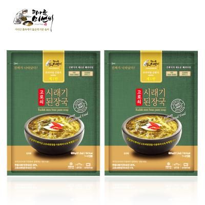 피아골미선씨 고로쇠 시래기된장국 600gx2팩