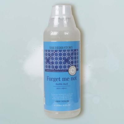 더허브스토리 입욕제 버블바스 물망초 1000ml